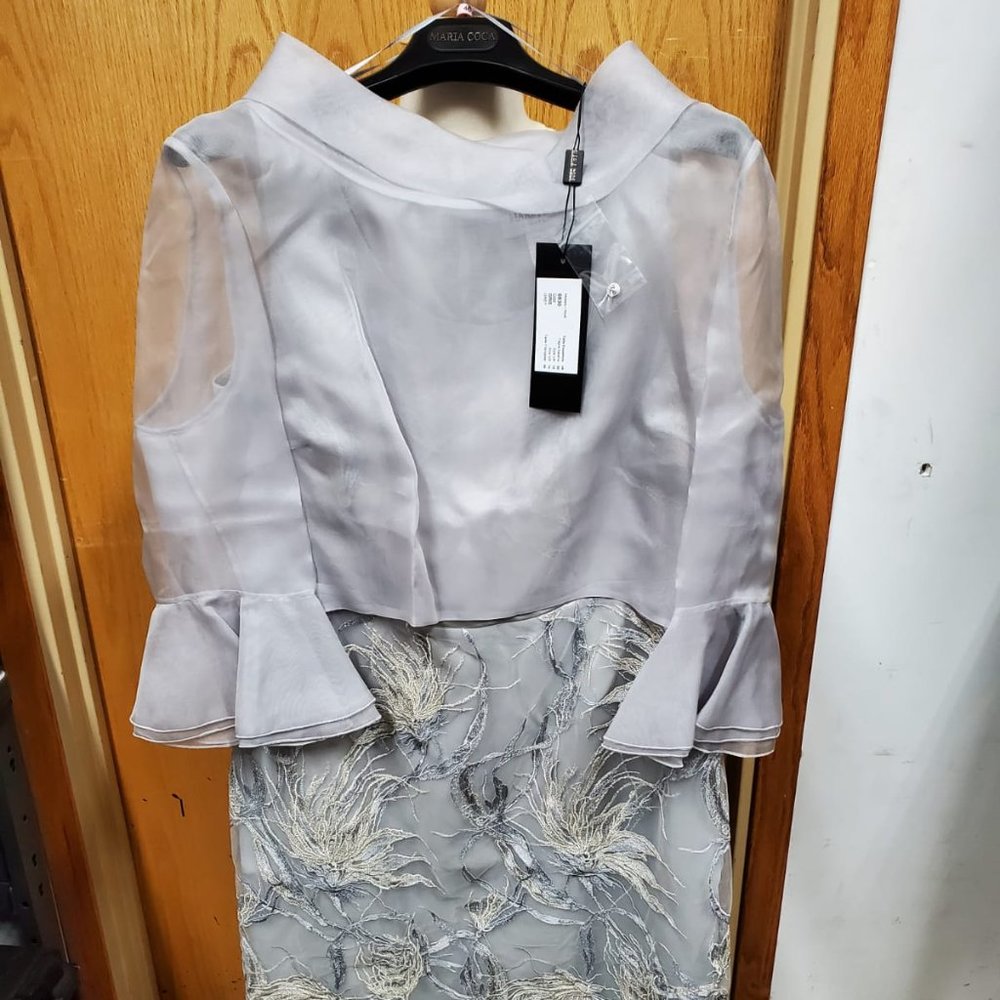 NEW Dress Maria Coca Silk Size 14 US